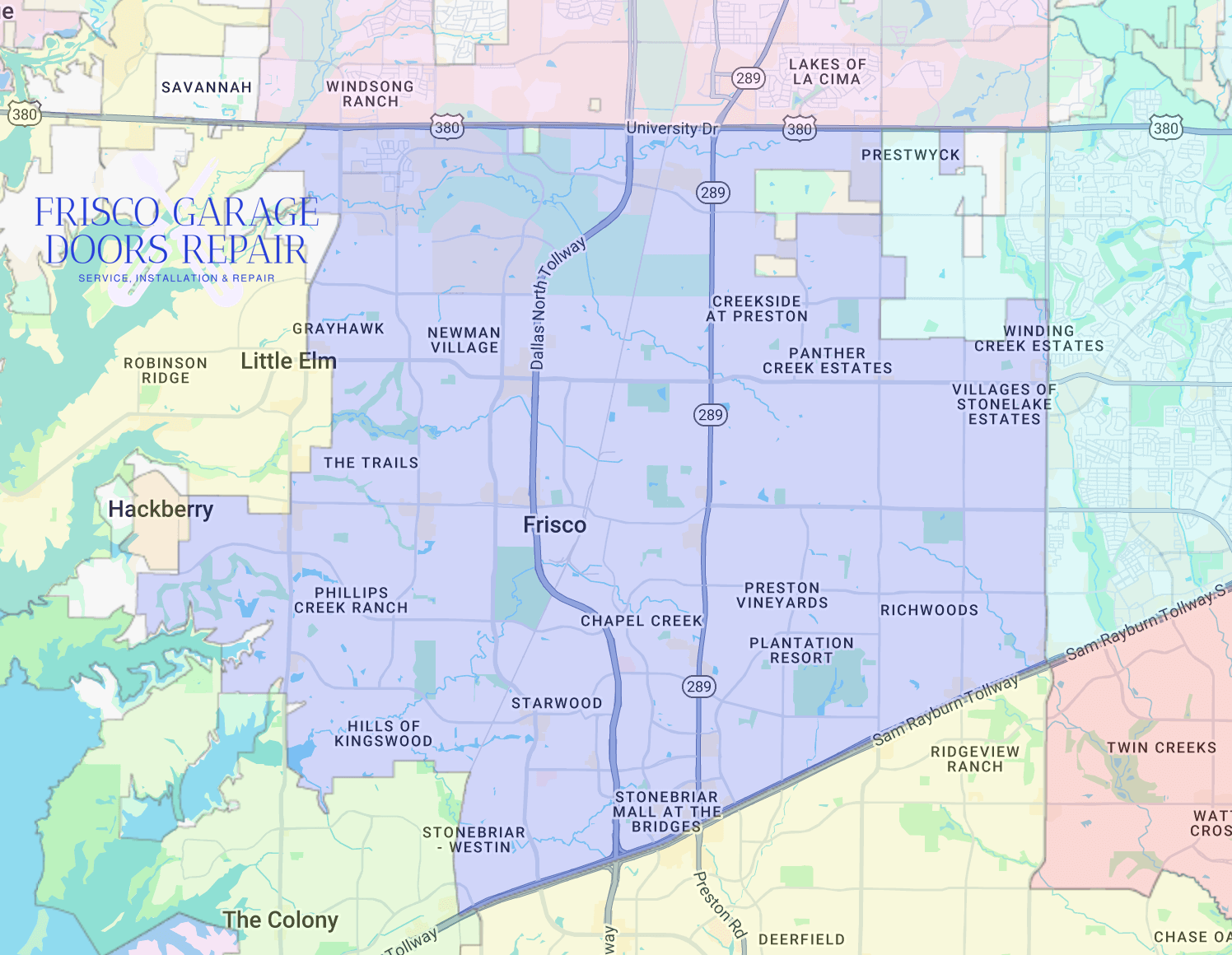 frisco-texas-city-map